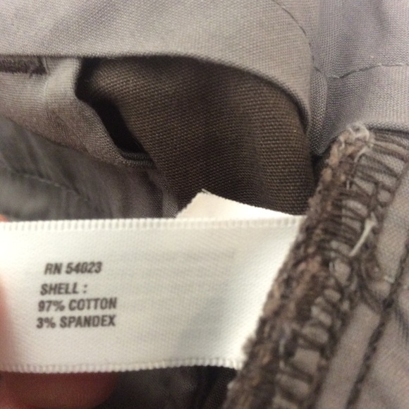 Brown Chino Curvy flare fit cotton pants - Picture 3 of 3